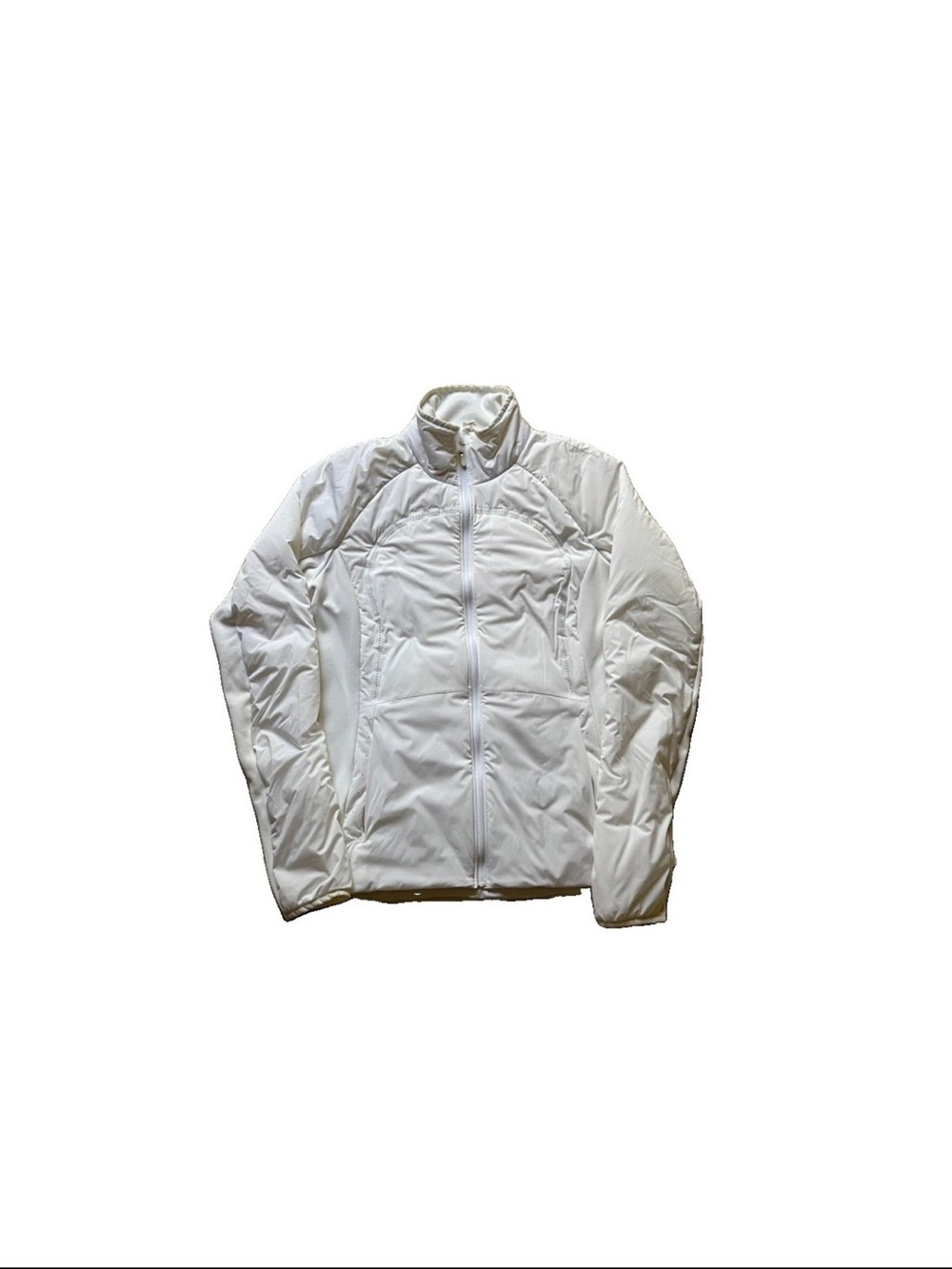 Lululemon Women's Run For Cold White Full Zip Jacket Size 10